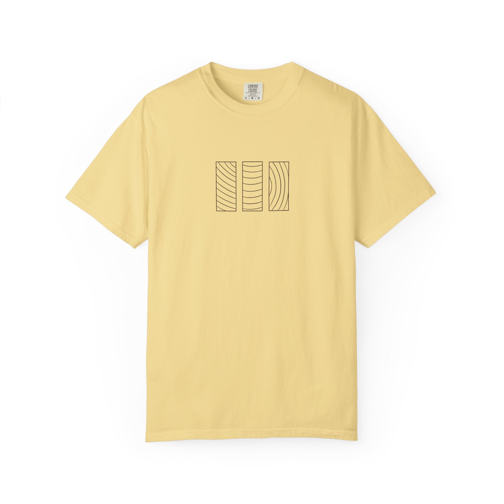 Woodworking Fundamentals Tee - Grain Types (light colors)