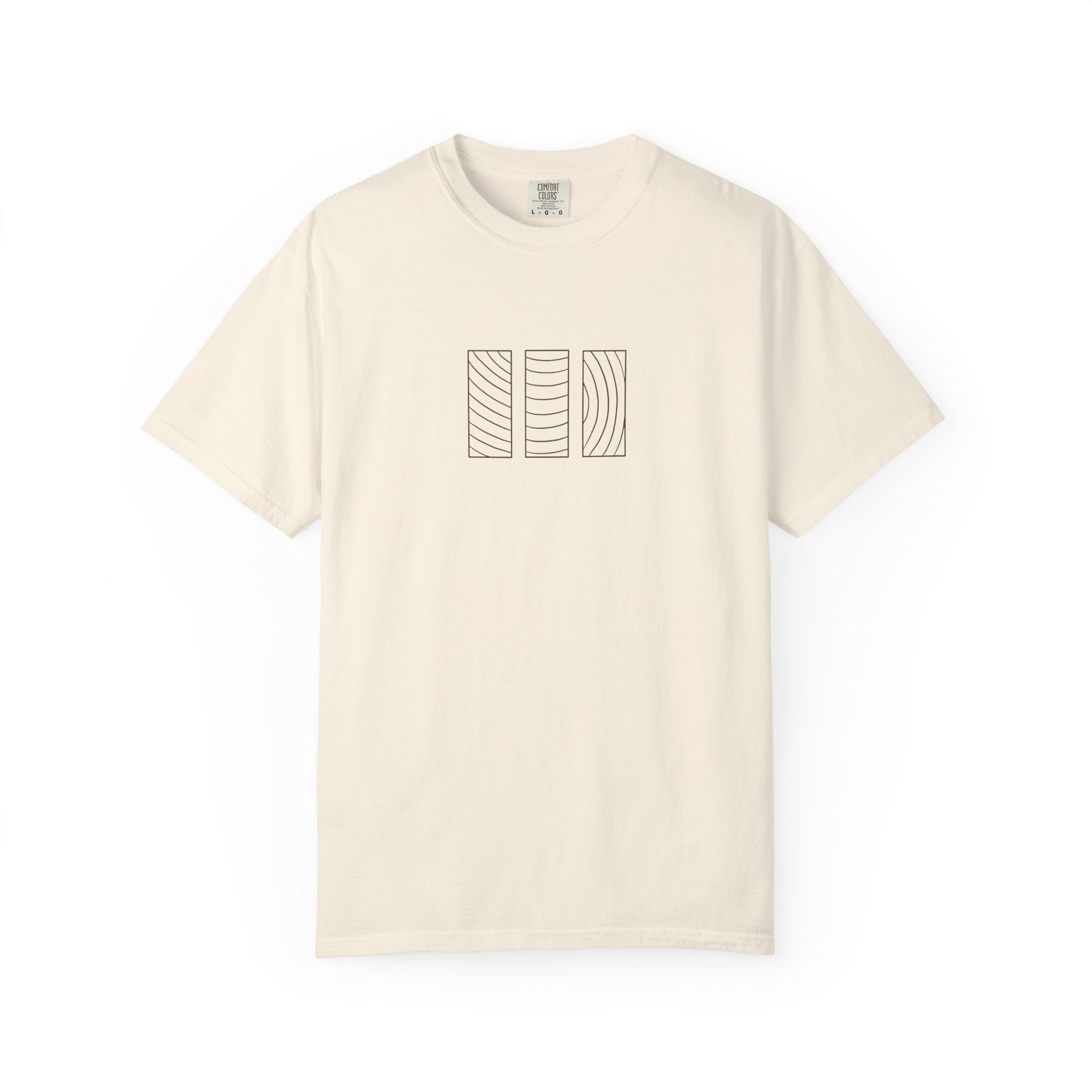 Woodworking Fundamentals Tee - Grain Types (light colors)