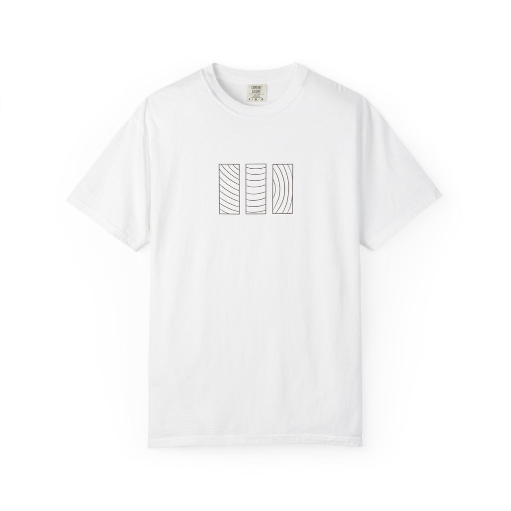 Woodworking Fundamentals Tee - Grain Types (light colors)