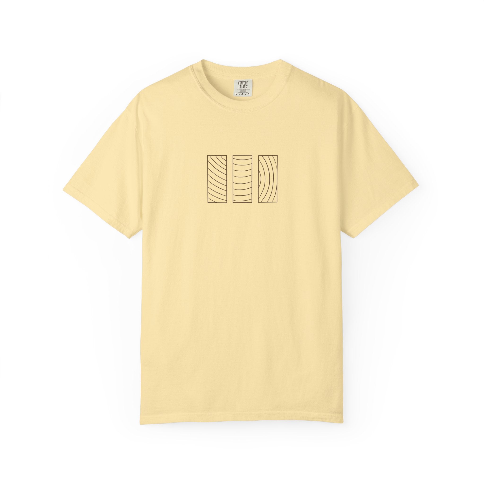 Woodworking Fundamentals Tee - Grain Types (light colors)