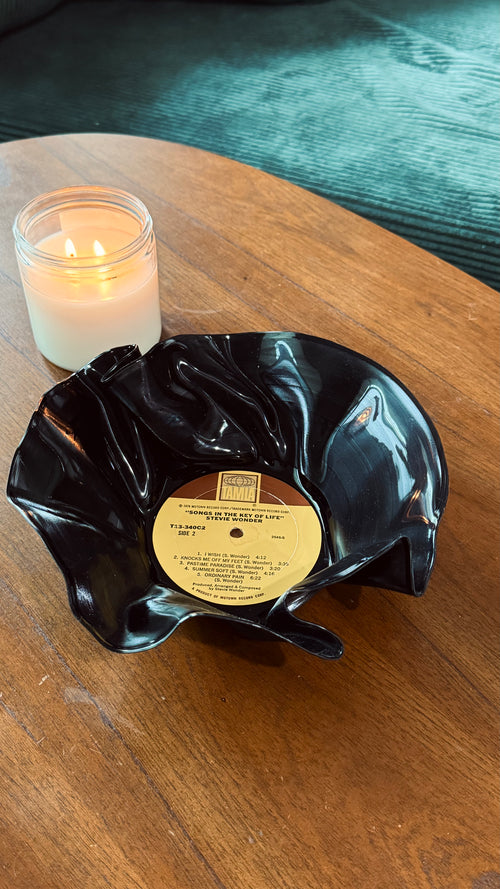 Vinyl Record Catch-all Bowl